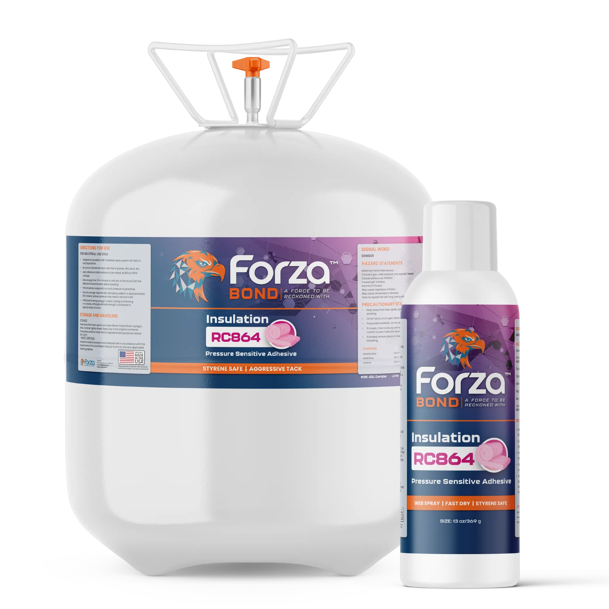 RC864 - Aggressive, Fast Frying, Pressure Sensitive Adhesive